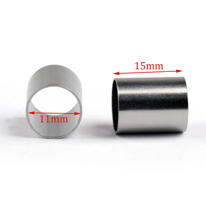 10Pcs Crimp Manica Ghiera Tubo Tubo Per RG8 LMR400 RG213 RG214 Connettore del Cavo