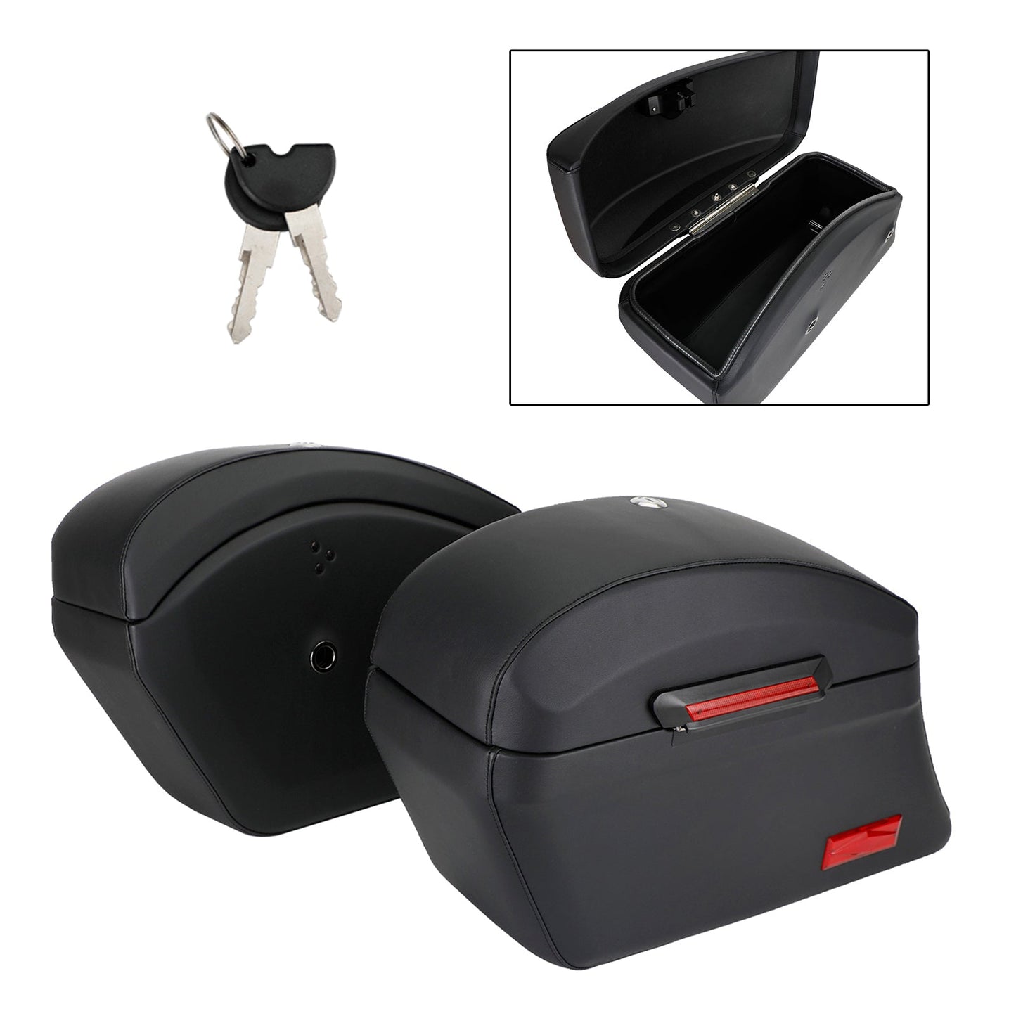 Kit di montaggio resistente e borse rigide Borse laterali per Fat Boy Softai Road King