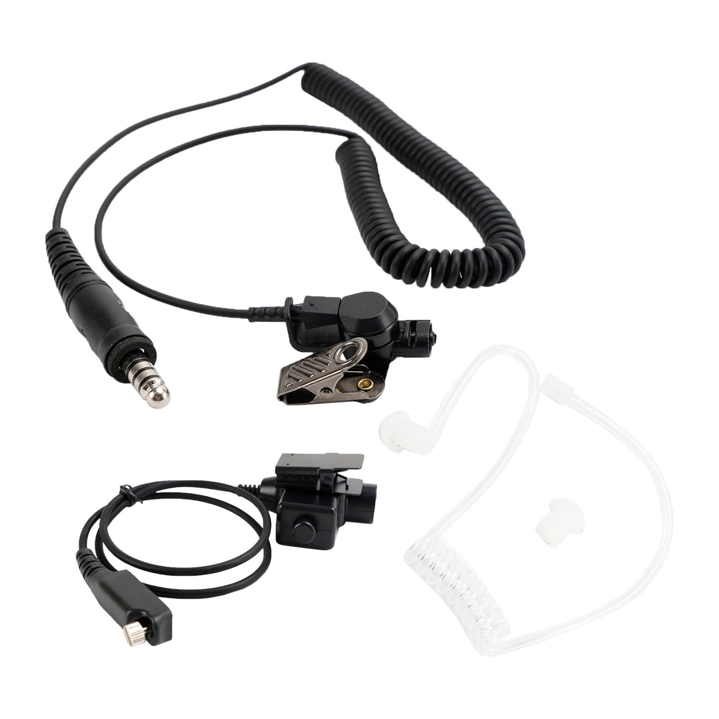 7.1-A3 Cuffia a tubo singolo trasparente a 6 pin U94 PTT per STP8040 STP8080 STP9000