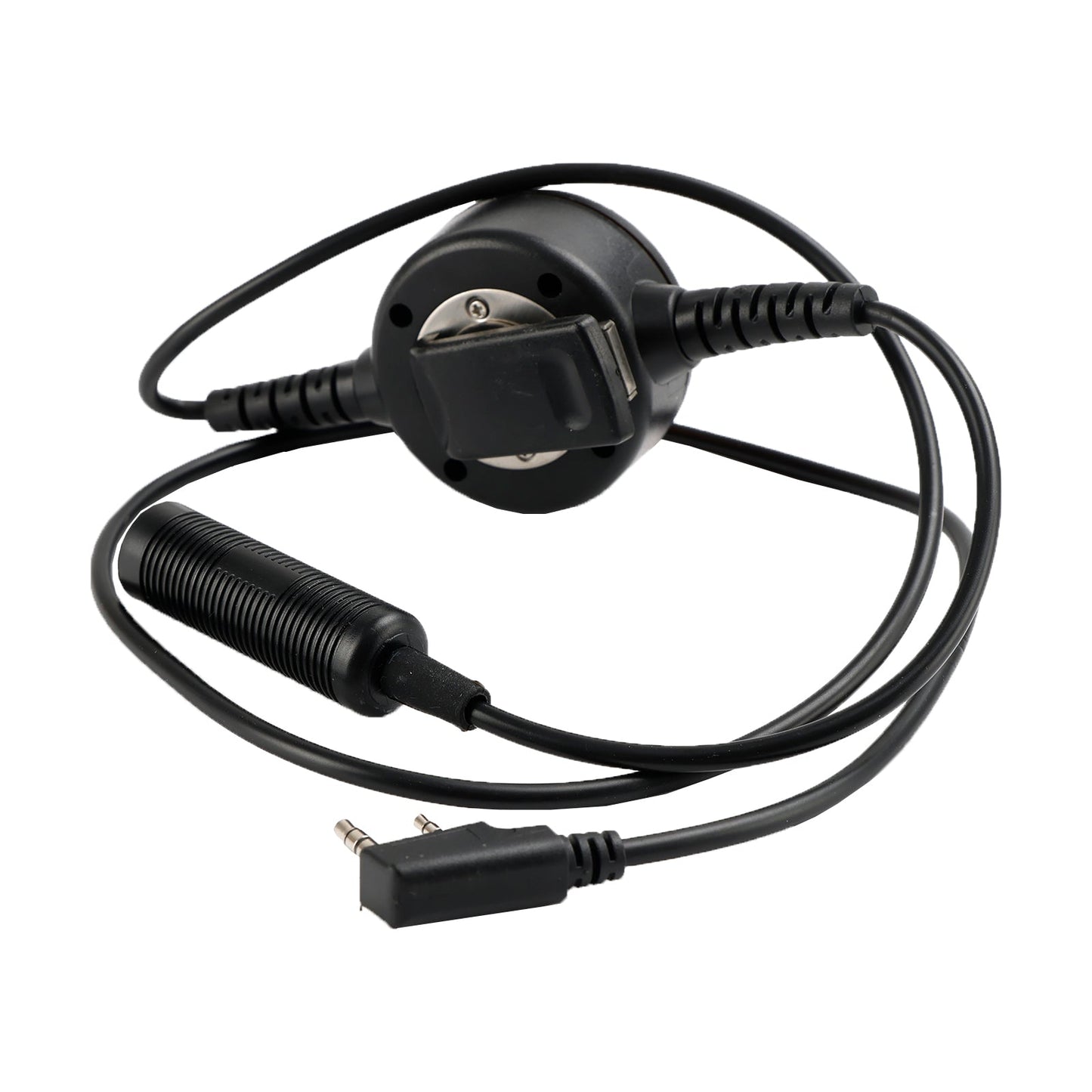Cuffia tattica per gola con spina grande da 7,1 mm a 6 pin U94 PTT per TH-D7 TH-F6 TH-K2 TH-21