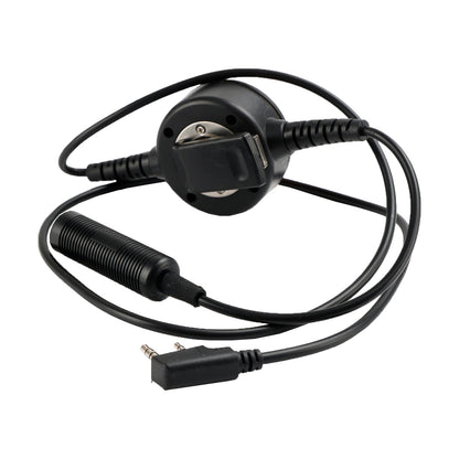 Cuffia tattica per gola con spina grande da 7,1 mm a 6 pin U94 PTT per TH-D7 TH-F6 TH-K2 TH-21