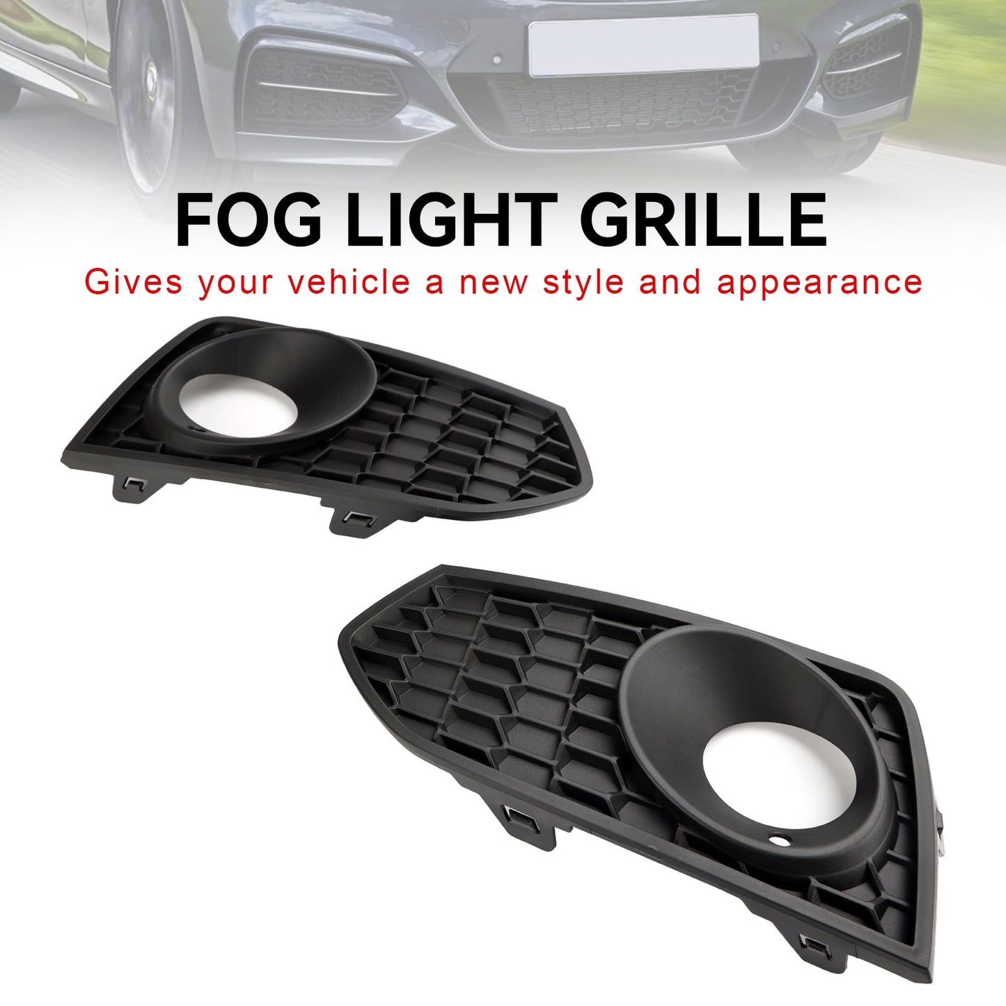 Le migliori offerte per BMW Serie 2 F22 F23 M Sport 2PCS Griglia fendinebbia paraurti