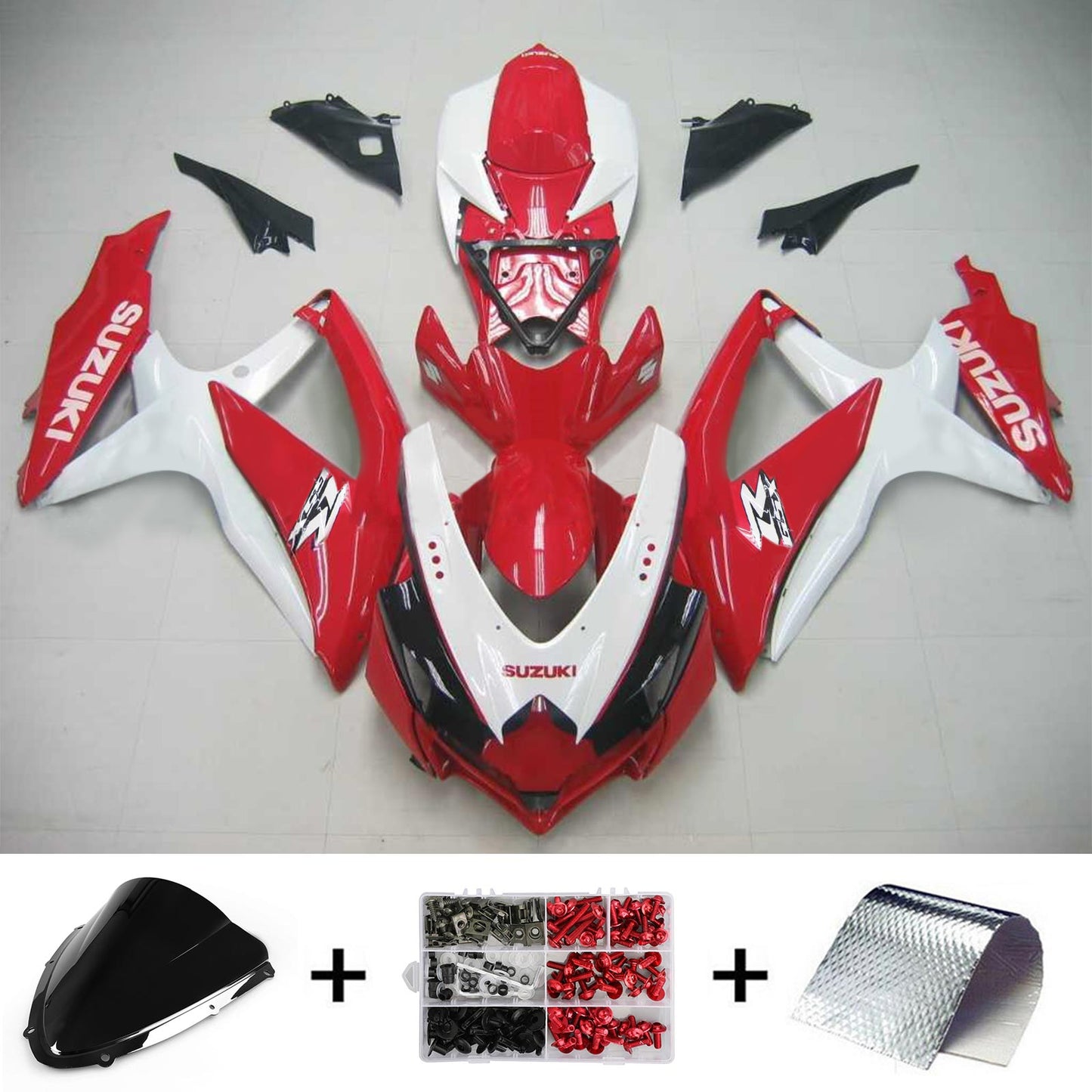 Suzuki GSXR 600/750 2008-2010 Kit Carena Carrozzeria Plastica ABS K8