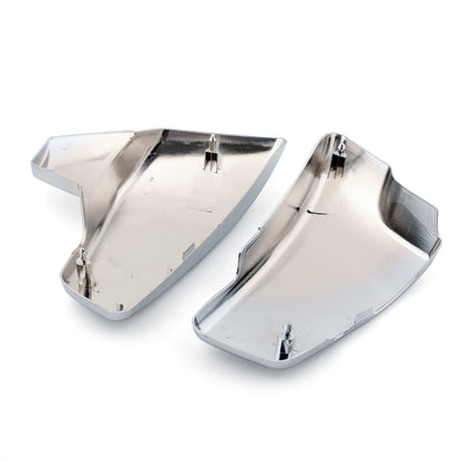 Coperchi laterali batteria in ABS per Honda VT600 Shadow VLX600 Deluxe 1999-2007 Chrome Generico