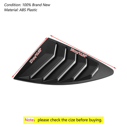 Feritoia per finestra laterale nera opaca per 2013-2018 Scion FRS BRZ Toyota 86 GT86