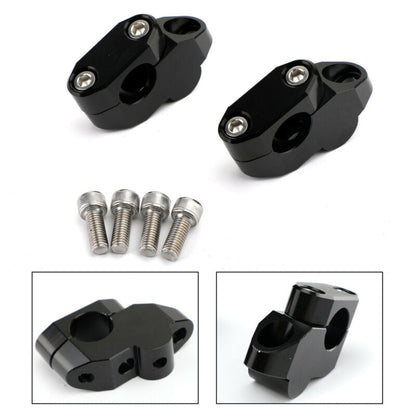 DE NOIR + CNC per GUIDON Yamaha moto PONTET H26MM BRIDE MOTO ?22MM NUEF Honda Generic