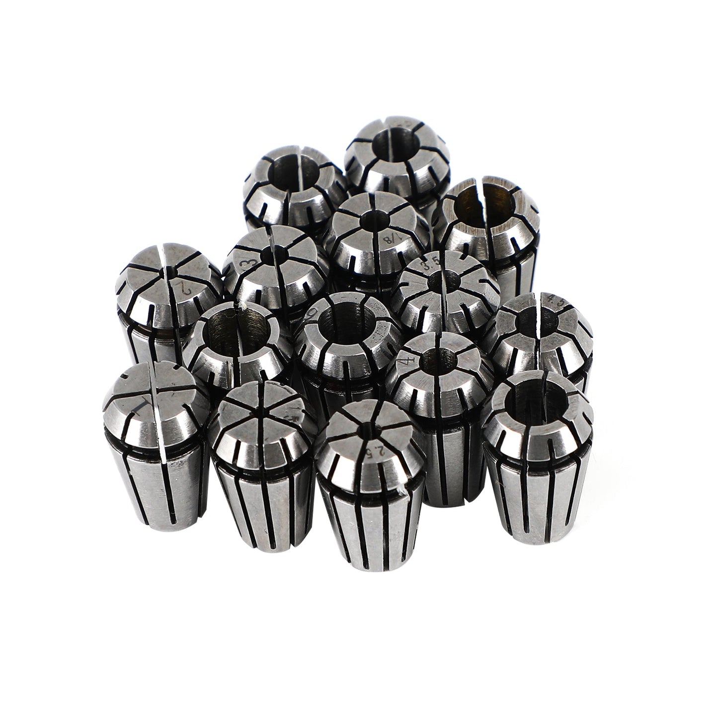 15 Pz ER11 Pinza a Molla 1/16 "-3/4" Per Fresatura CNC Strumento Tornio Workholding