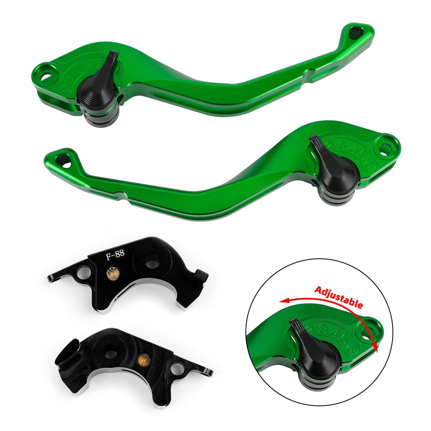 Kawasaki ZX1400 ZX14R ZZR1400 GTR1400 Leva freno frizione corta CNC