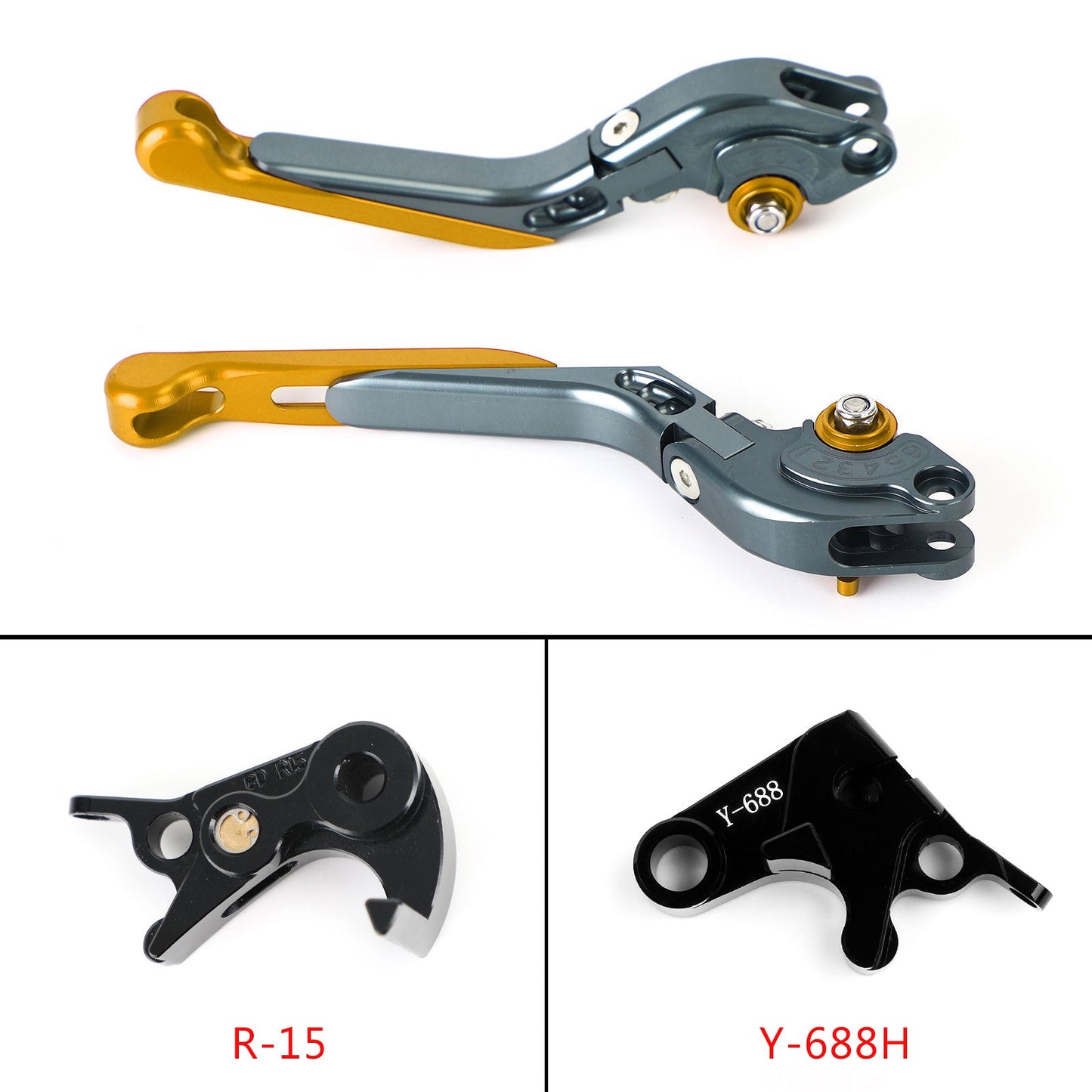 Leva Freno Frizione Regolabile per Yamaha MT-09 Tracer 900/GT 21-22 YZF R6 17-20 Generico