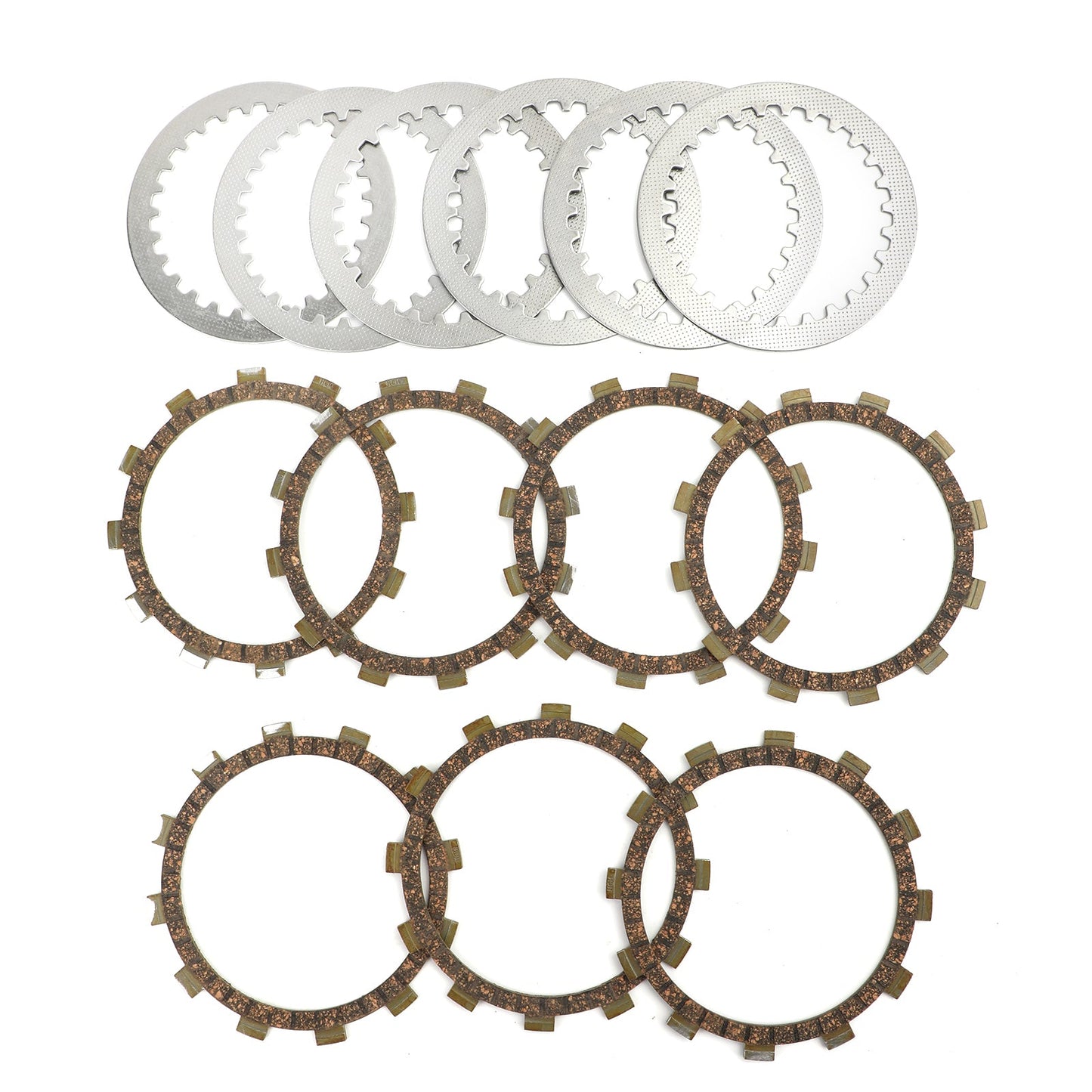 Kit frizione in ferro e dischi di attrito adatti per Yamaha TT350A TT350 XT350 BW350 Generico