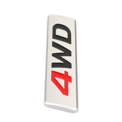 New Metal 4WD Emblem Car Fender Trunk Portellone Distintivo Decalcomanie Adesivo 4WD 4X4 SUV Generico