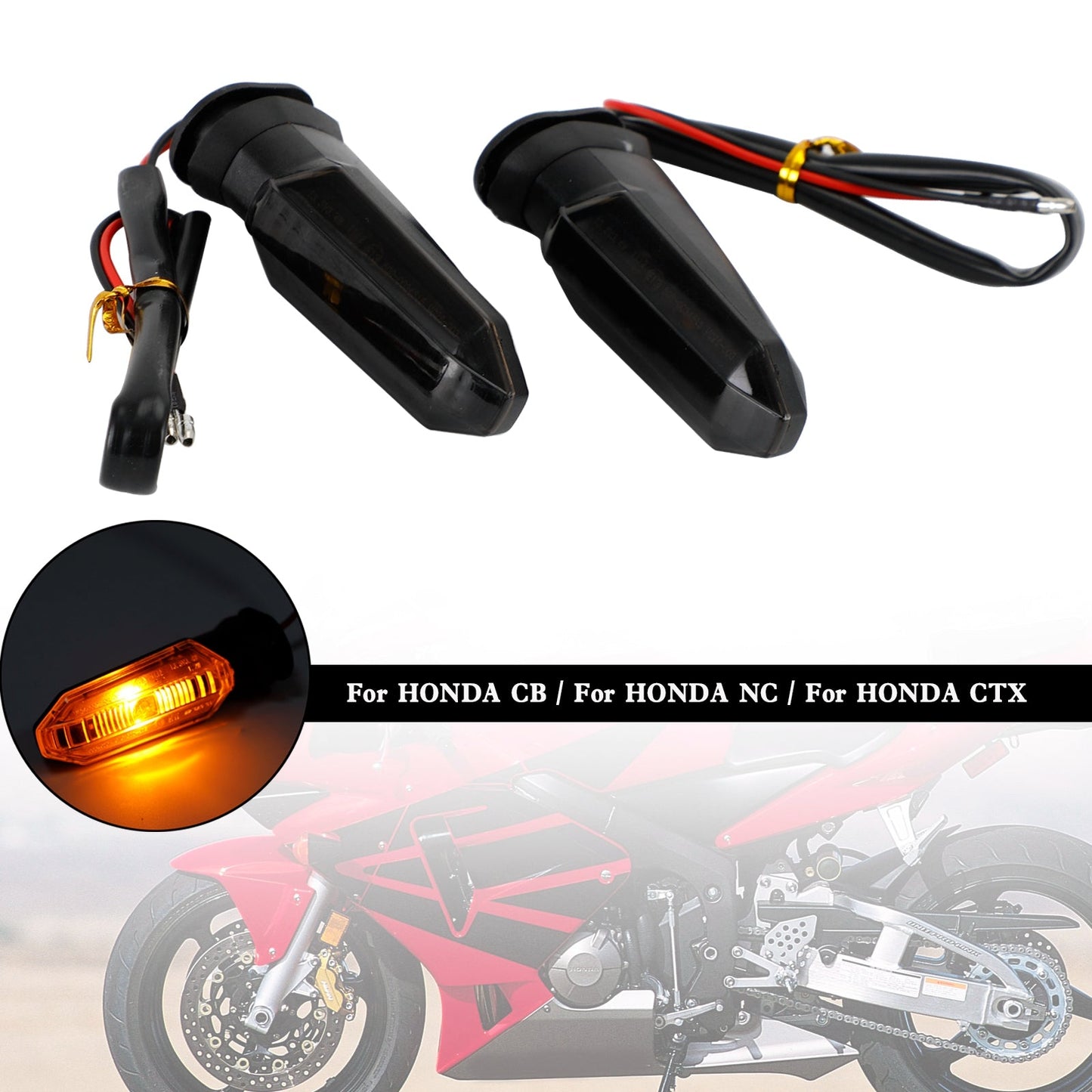 HONDA CRF250 CB500 CB650F CTX700 Indicatori di direzione a LED Indicatori di direzione