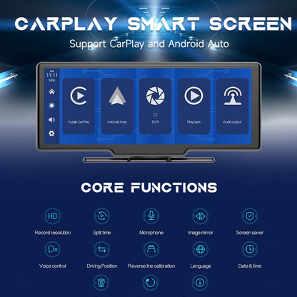 Monitor Smart Screen DVR da 10,26 pollici in formato NTSC per autobus per camion camper + telecamera di retromarcia