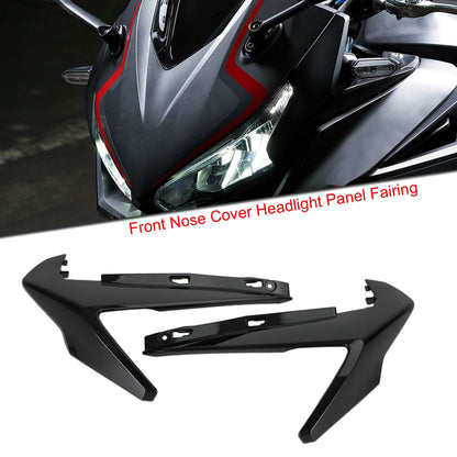 Honda CBR500R 2019-2021 Carenatura anteriore del pannello del faro della copertura del naso per il nero generico