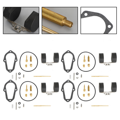 Kit di riparazione carburatore carburatore 4X adatto per Honda XL250 Motosport 250 1972-1975 Generico