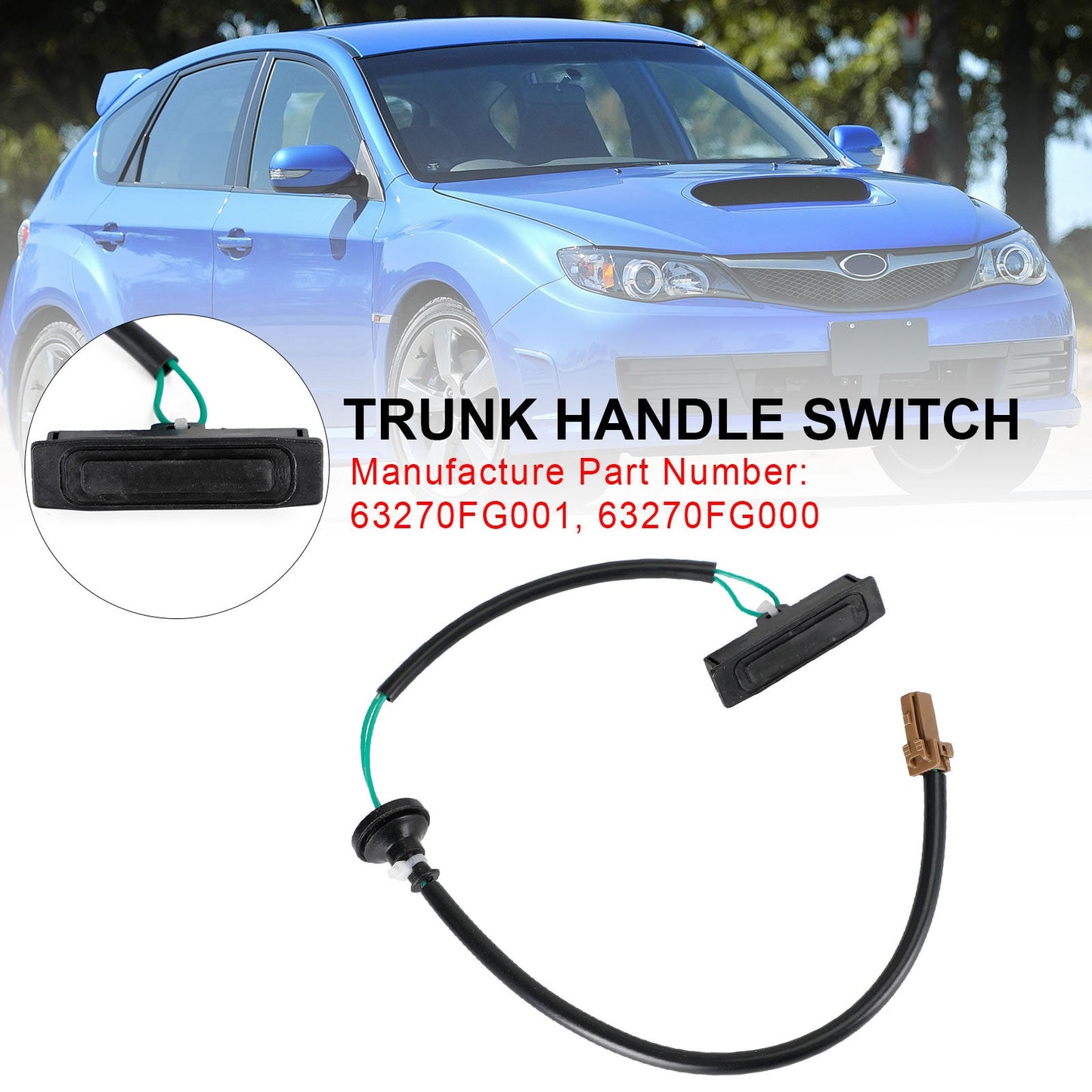 2008-2014 Subaru Impreza Portellone Portellone Tronco Maniglia Interruttore 63270-FG001