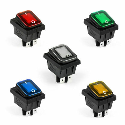 4Pin IP65 Barca Schalter Wasserdicht ON/OFF Rocker RLEIL BE RL2-102 Auto