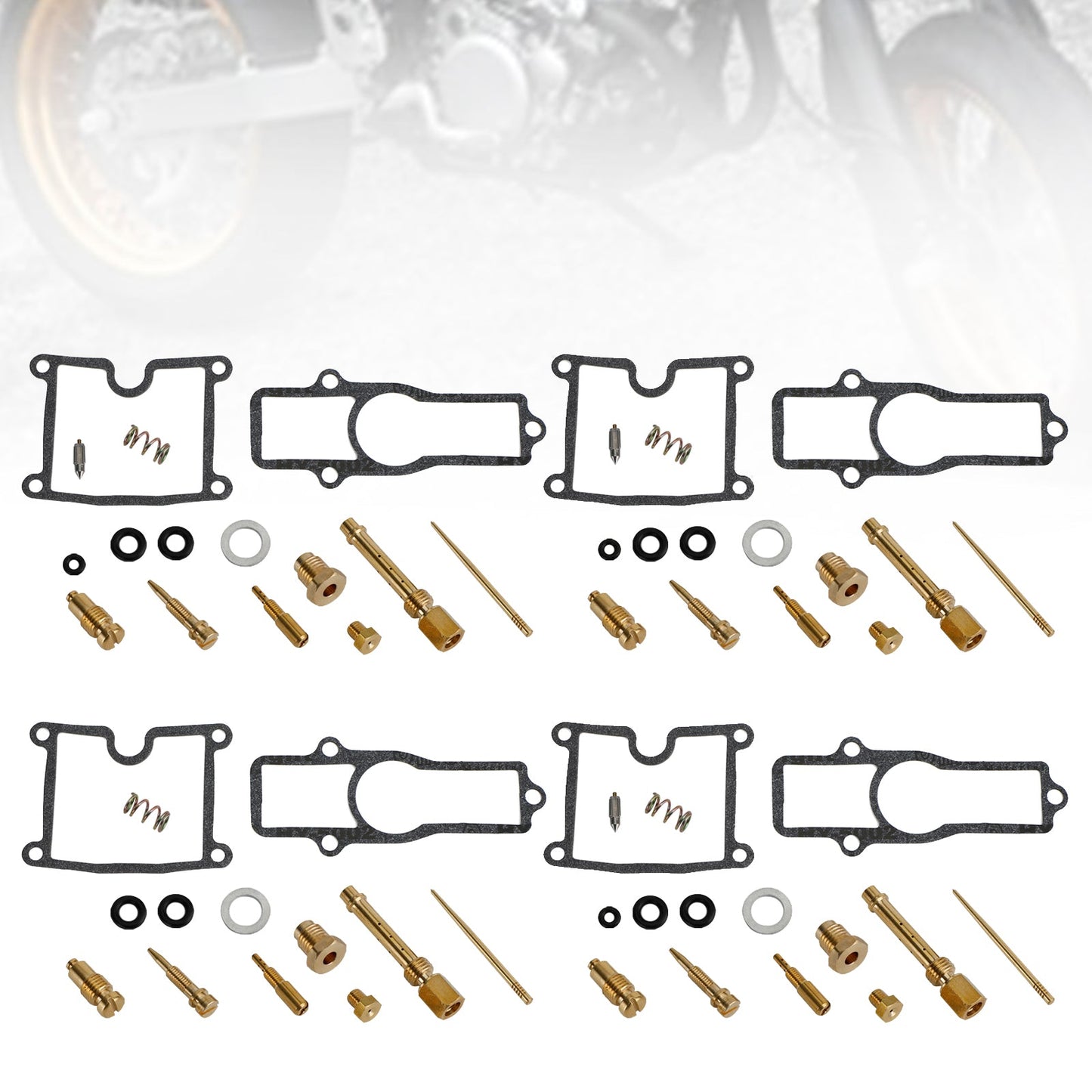 Kit di ricostruzione carburatore 4X Kawasaki Z400 KZ400FX KZ550 GPZ550 1980-1983