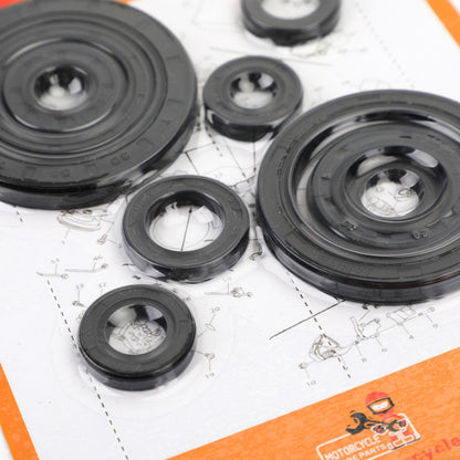 10pcs kit paraolio motore impostato per Honda CRF250R 2004-2009 CRF250X 2004-2017 generico