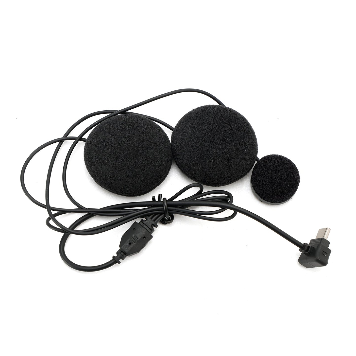 Auricolare Bluetooth per casco con altoparlante universale nero per moto