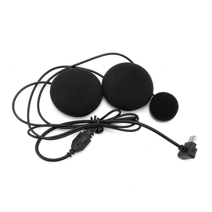 Auricolare Bluetooth per casco con altoparlante universale nero per moto