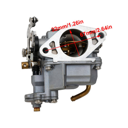 Carburatore Carb adatto per Tohatsu Mercury 4 Tempi 9.8HP Fuoribordo 3DP-03100-2