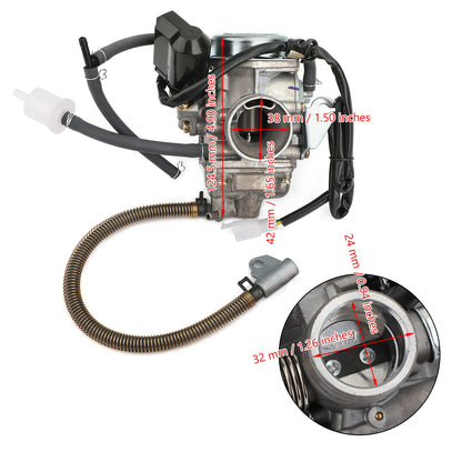 Carburatore Carb per GY6 125 150cc Scooter ATV Kazuma Baja Kymco Taotao SunL Serbatoio Generico