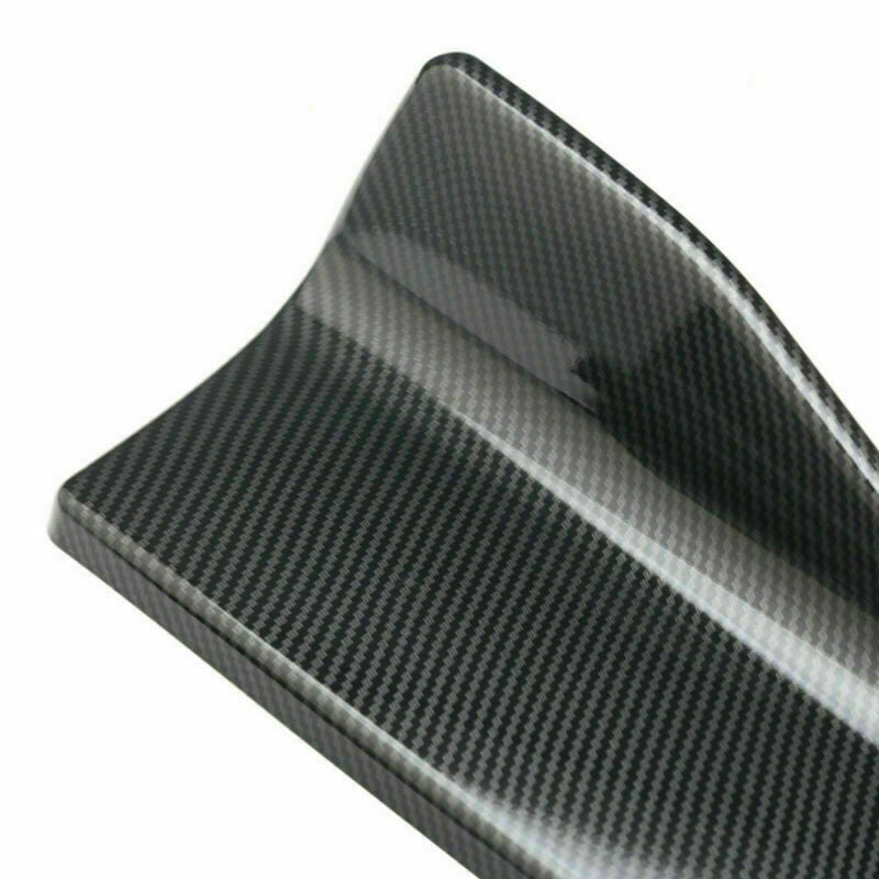 2 pezzi 35 cm gonna spoiler estensione labbro posteriore splitter a bilanciere alette ali in fibra di carbonio aspetto generico