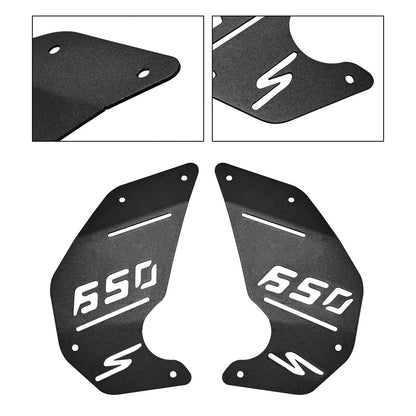 Kawasaki Vulcan S En650 Vn650 15-22 Cnc Piastra di copertura del pannello laterale del motore nera