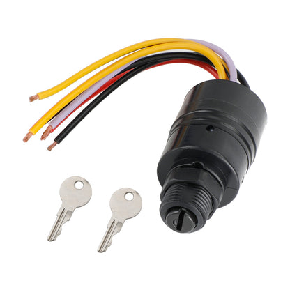 Interruttore a chiave di accensione per barche adatto per Mercury Marine 87-17009A2 Sierra MP41070-2