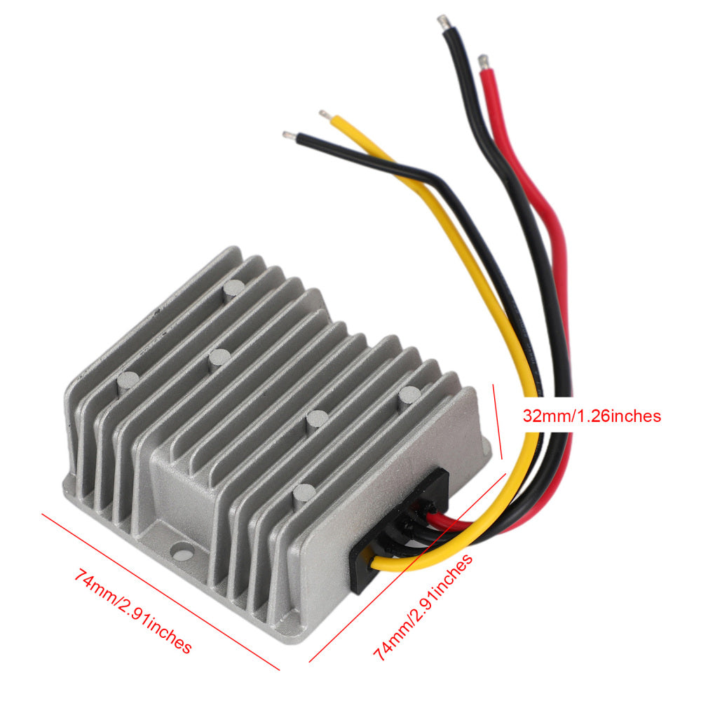 Regolatore convertitore DC/DC impermeabile Areyourshop 12V Step Up fino a 48V 4A 192W