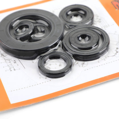 Kit paraolio motore completo - 8 pezzi per Honda CR250R 88-91 CR500R 89-01 CR-250R Generico