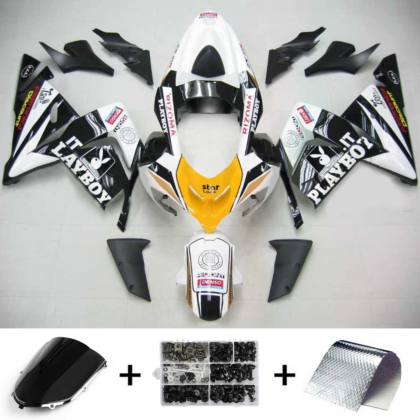 Kit carenatura per Kawasaki ZX10R 2004-2005 Generico