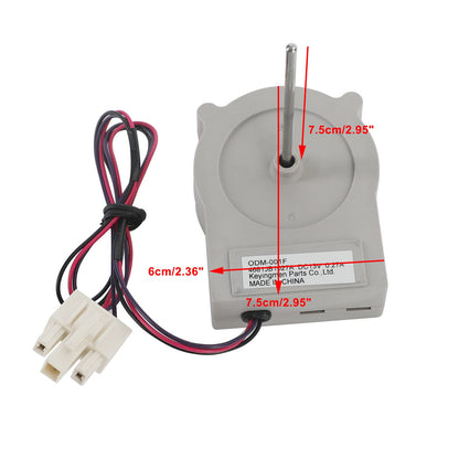 Motore del ventilatore dell“evaporatore del congelatore del frigorifero CC 13V per il frigorifero LG 4681JB1027A