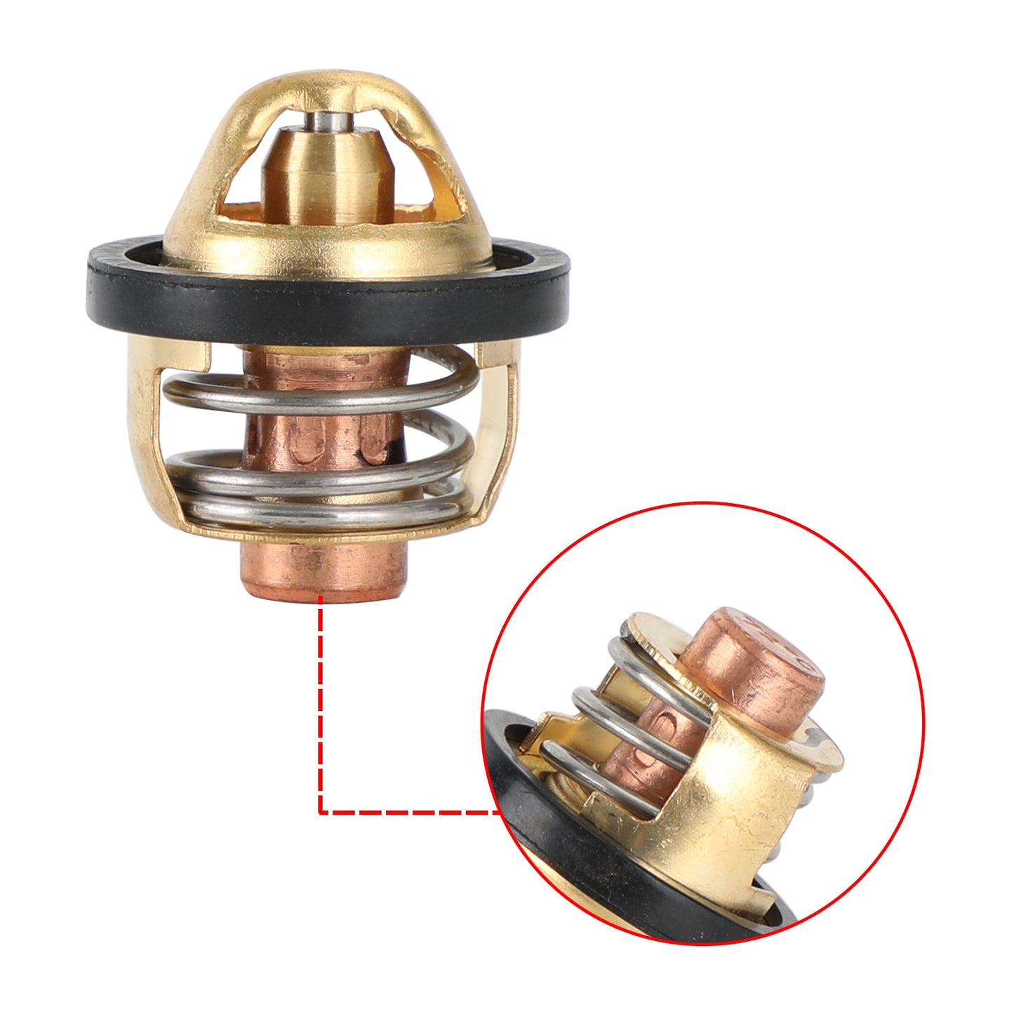 Atv Utv Cfmoto X5 X6 Z6 Rancher 0180-022810 Termostato refrigerante motore Acciaio