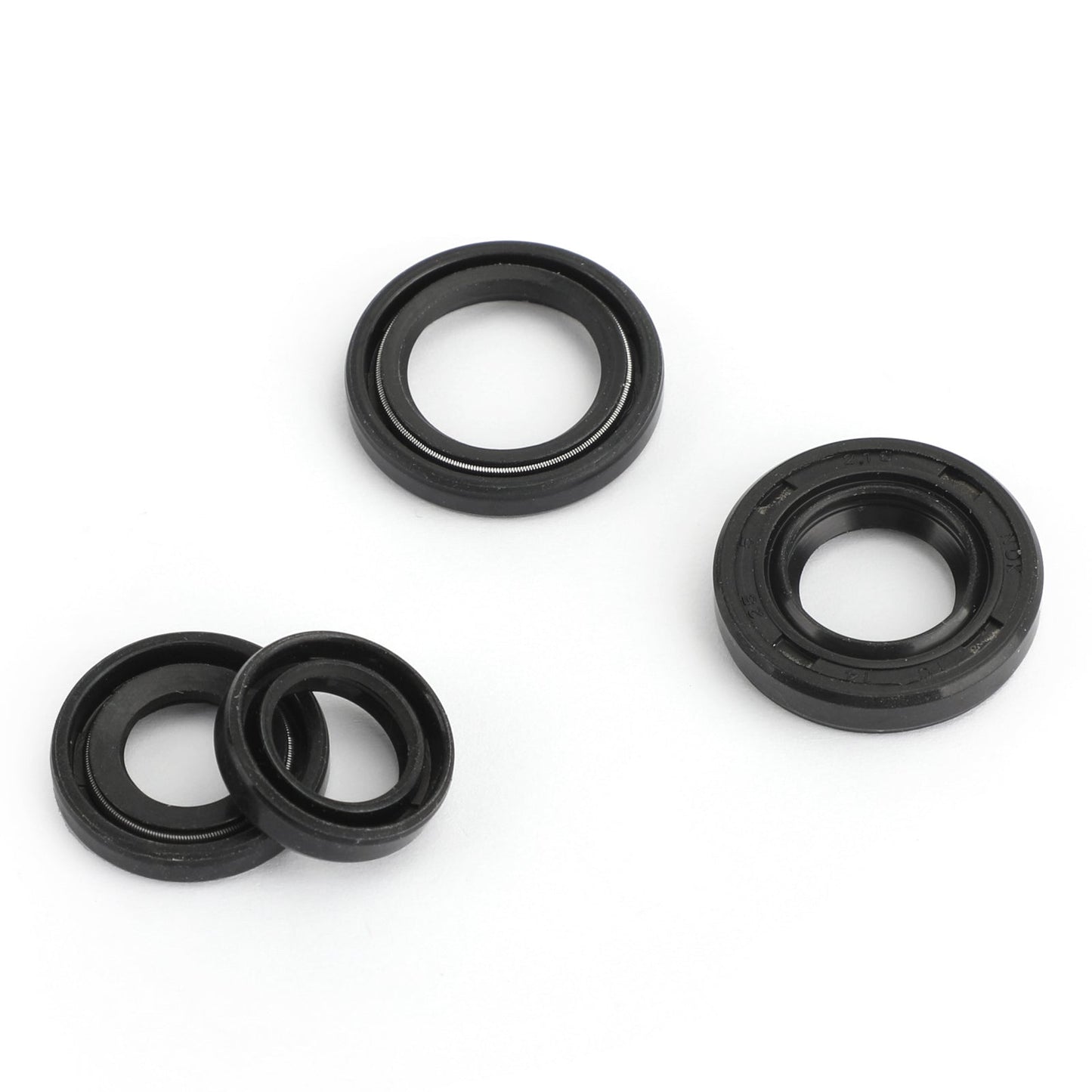Kit paraolio motore adatto per Yamaha DT125 DT175 MX125 MX175 IT175 YZ125 1974-1983 Generico