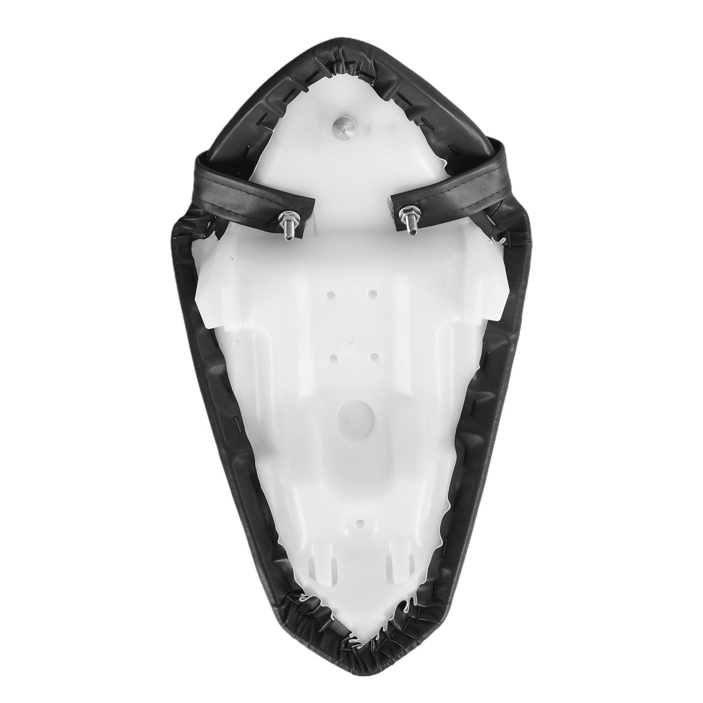 Cuscino sedile passeggero posteriore Addensare Pu per Kawasaki Ninja Z400 Ex400 18-21 Rosso generico