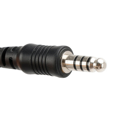 Per IMTP3100 MTP3150 MTP3250 Cuffie tattiche con spina per montaggio posteriore a 6 pin PTT 7.1-C7