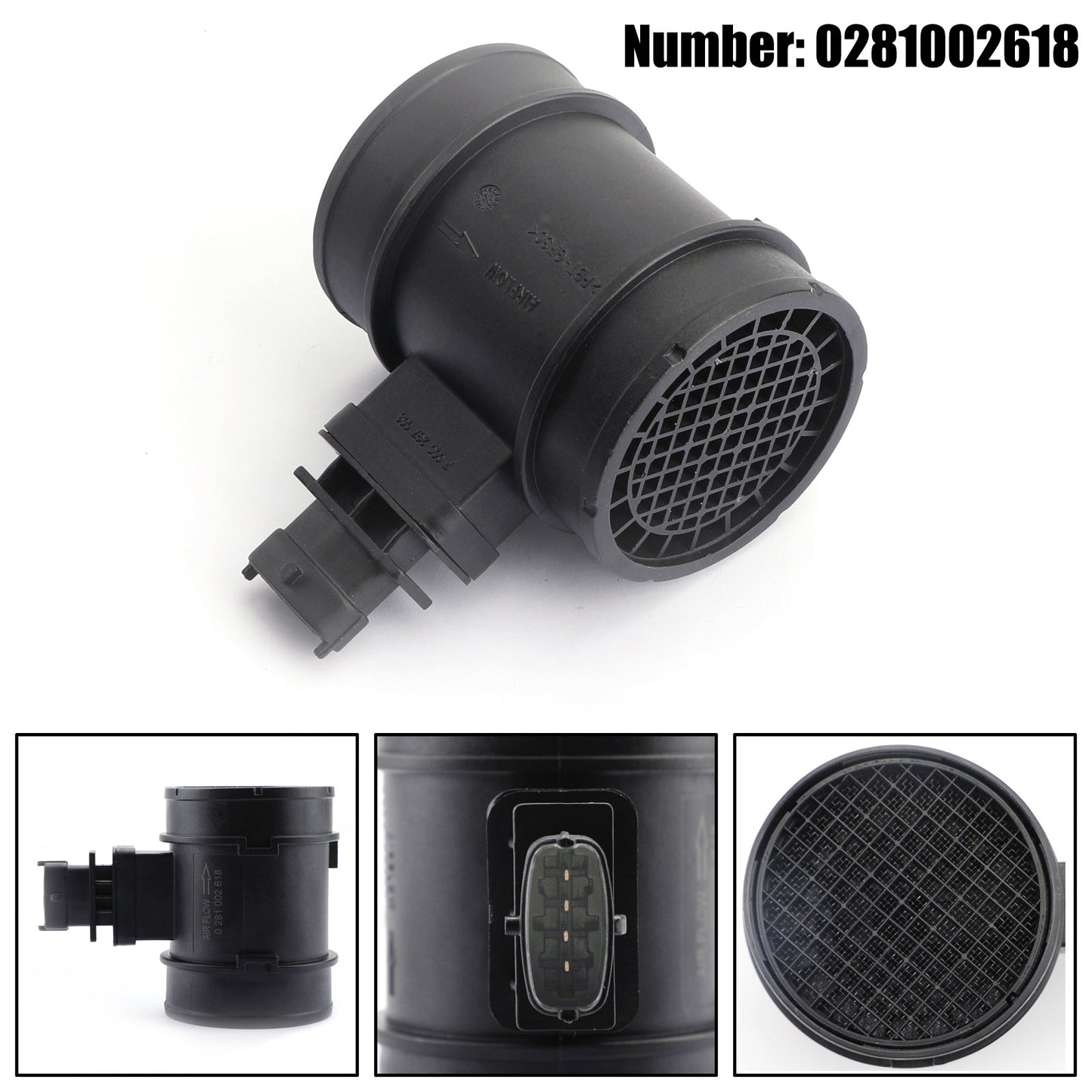 Mass Air Flow Meter per Vauxhall Opel Astra H Corsa D Vectra C 1.3 1.7 1.9 CDTi Generico