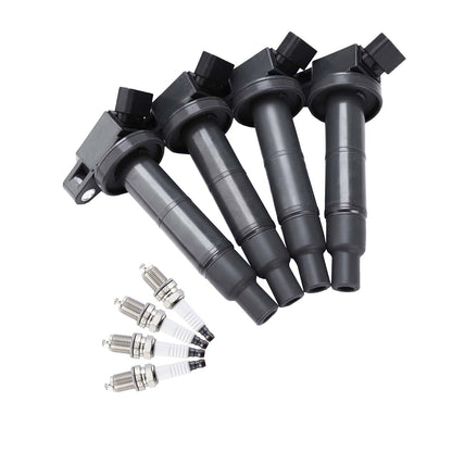 2010-2012 Lexus HS250H L4 2.4L 4x bobina di accensione + candela UF333 UF494