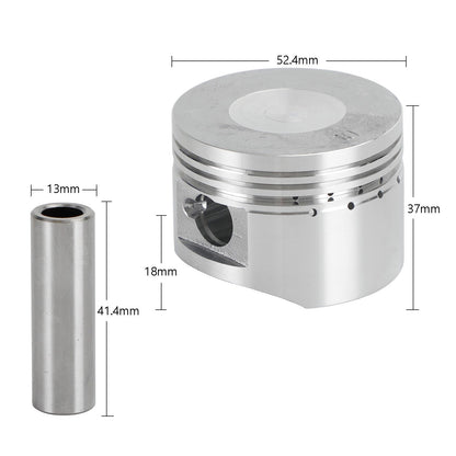 Kit guarnizioni pistone perno 52,4 mm 13 mm LIFAN 110 cc 125 cc motore PIT TRAIL DIRT BIKE generico