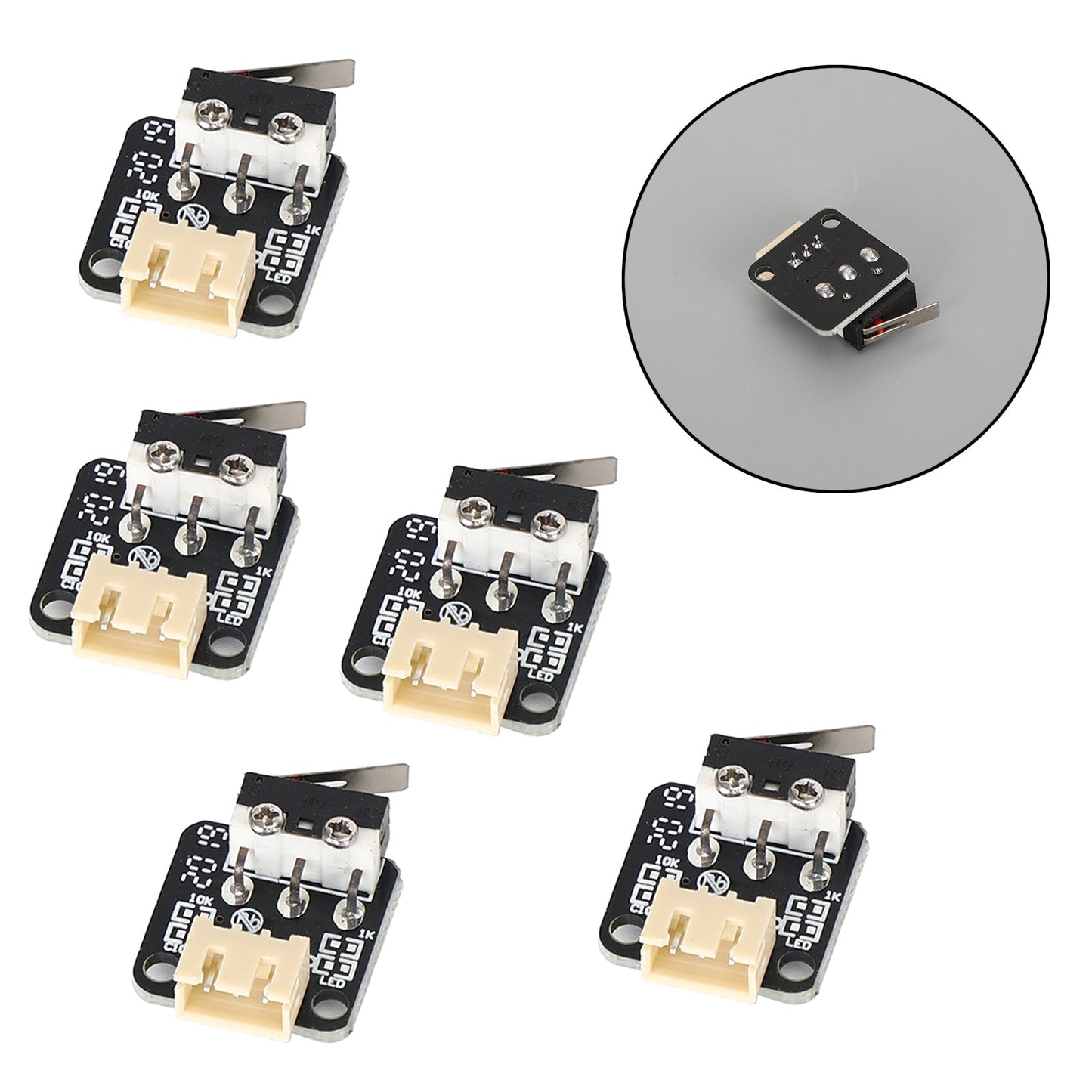 5pcs Parti della stampante 3D Creality End Stop Limit Switch 3 Pin per CR-10 Ender3