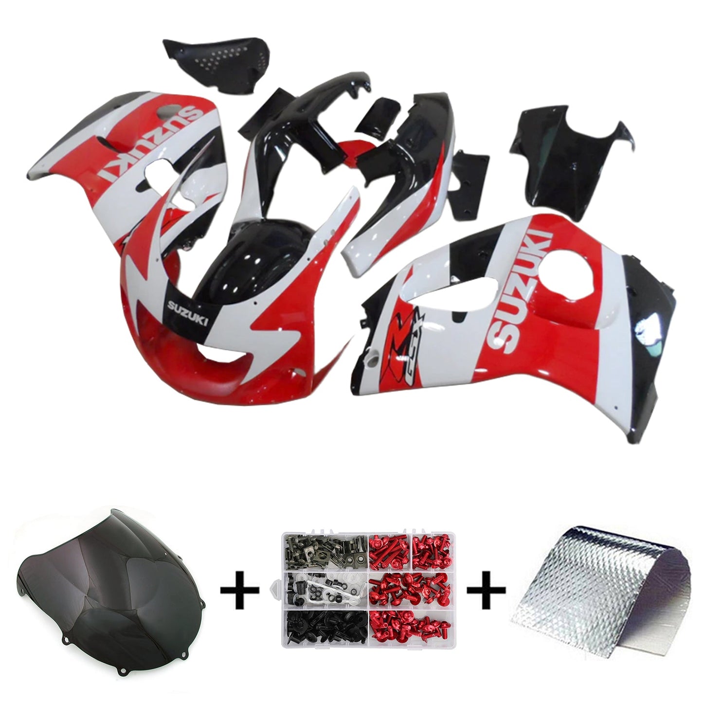 1996-2000 Suzuki GSXR600 1996-1999 GSXR750 Kit carenatura iniezione Carrozzeria