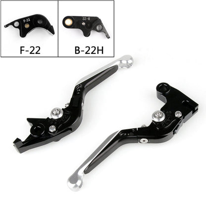 Leva freno e frizione allungabile pieghevole regolabile per BMW S1000RR S1000R 15-18 generico