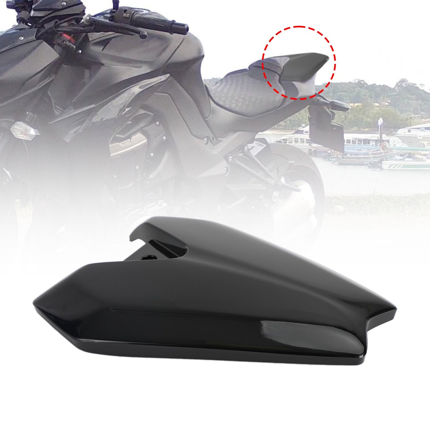 Carenatura per sedile posteriore moto per Kawasaki Z1000 2014-2022 Generico