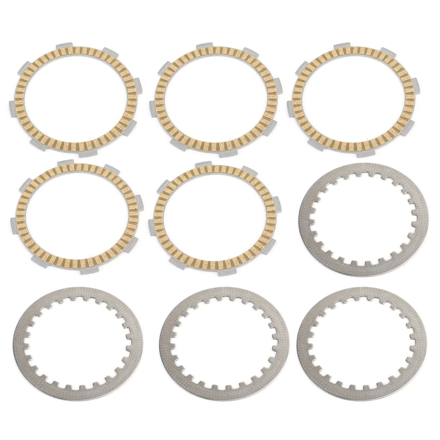 Kit Frizione ferro &amp; Dischi Frizione per Honda CR80 CB SL CD CLR XLR XR CM 100 125 Generico