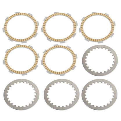 Kit Frizione ferro &amp; Dischi Frizione per Honda CR80 CB SL CD CLR XLR XR CM 100 125 Generico