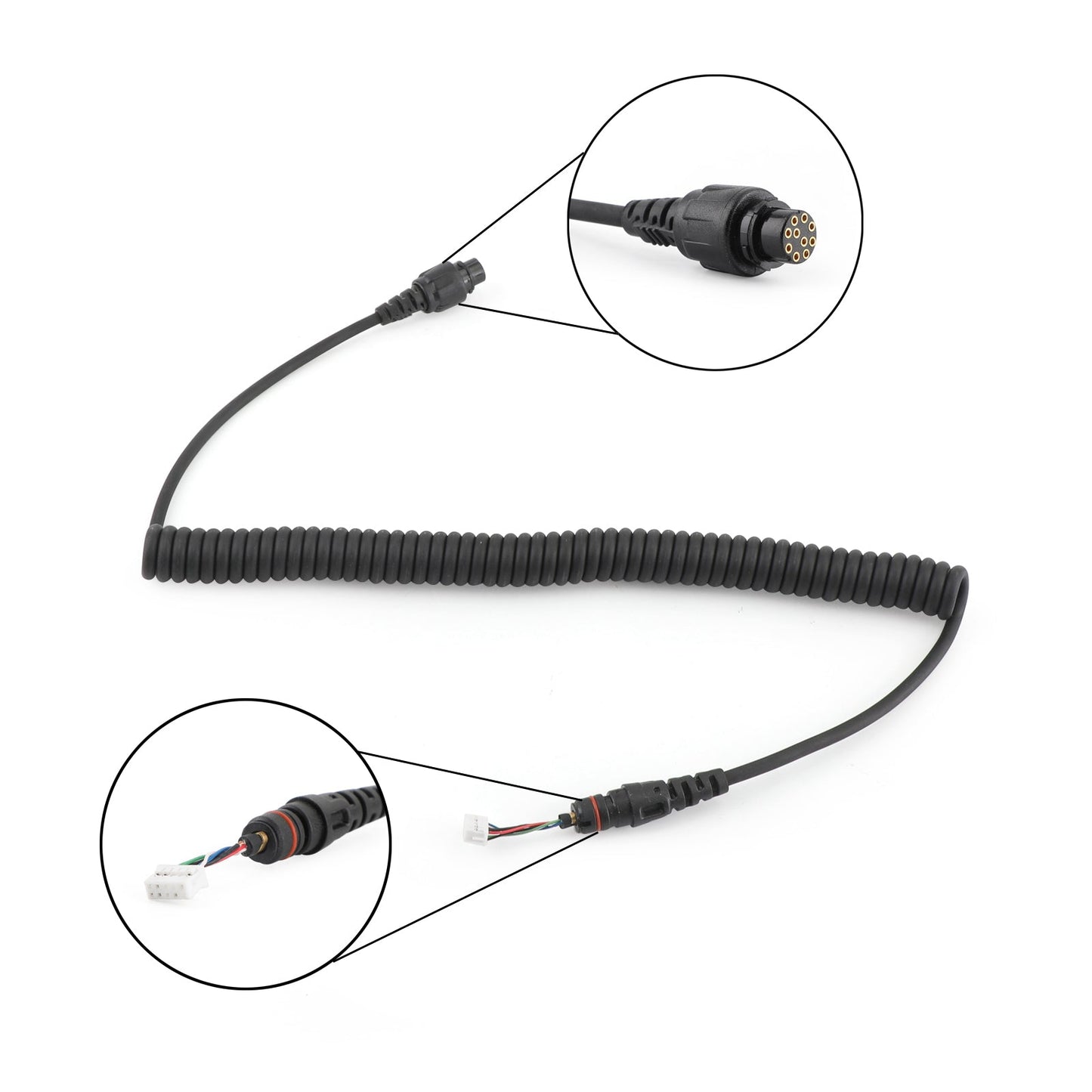 Cavo per microfono per altoparlante aeronautico a 10 pin adatto per Hytera MD780/G MD782U RD982U RD980