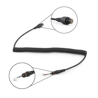 Cavo per microfono per altoparlante aeronautico a 10 pin adatto per Hytera MD780/G MD782U RD982U RD980