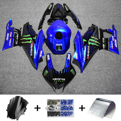 Amotopart Yamaha 2019-2021 YZF R3/YZF R25 Blue Monster Sales Kit